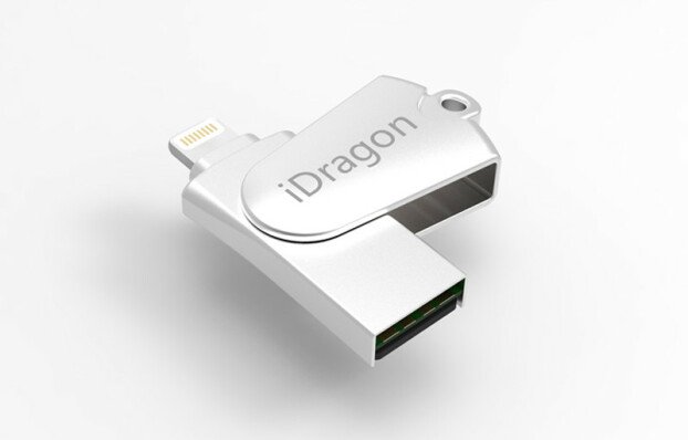 Card Reader iUni iDragon 3 in 1 Lightning to USB si SD Card pentru iPhone, iPad, iPod