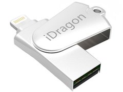 Card Reader iUni iDragon 3 in 1 Lightning to USB si SD Card pentru iPhone, iPad, iPod